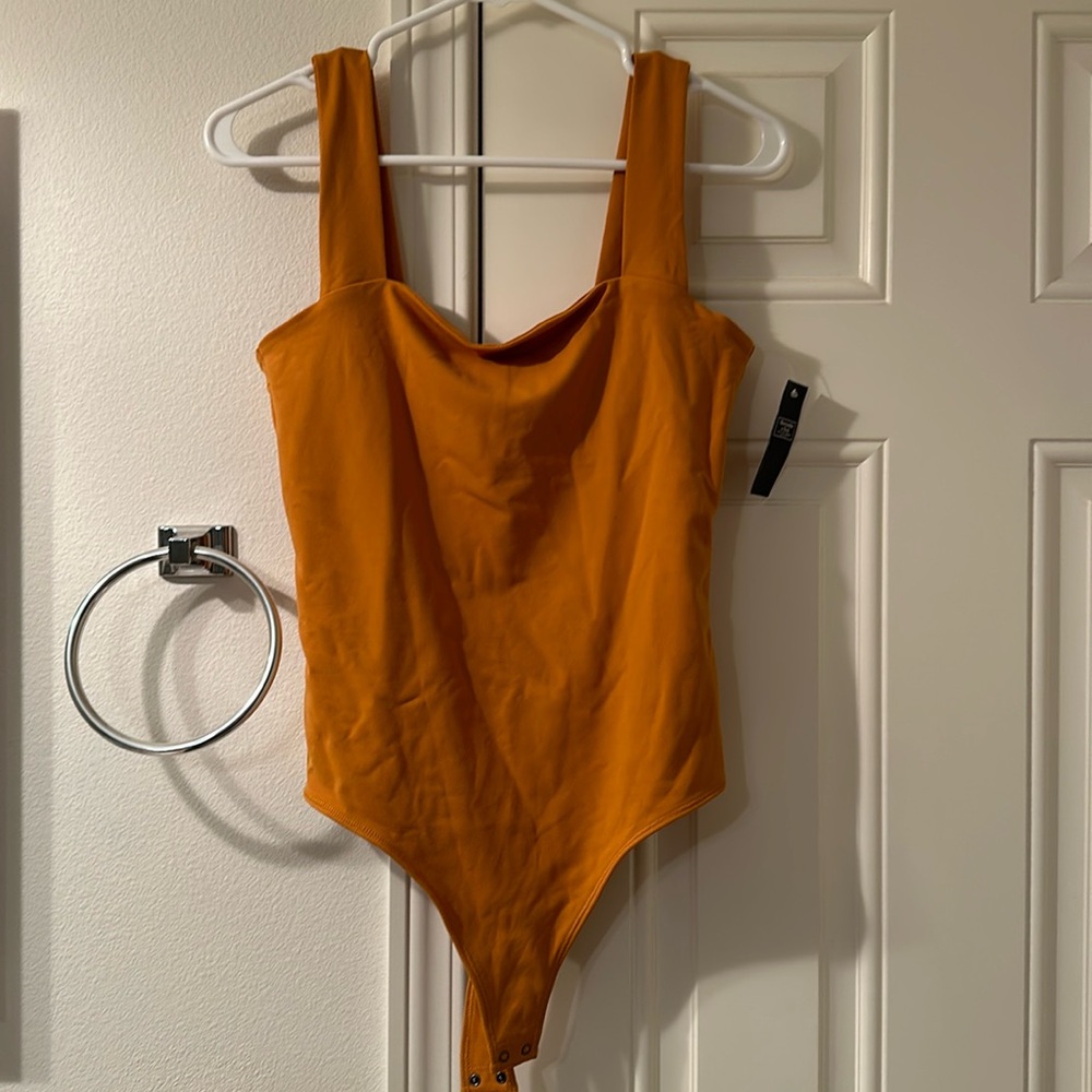 Abercrombie body suit tank square neck